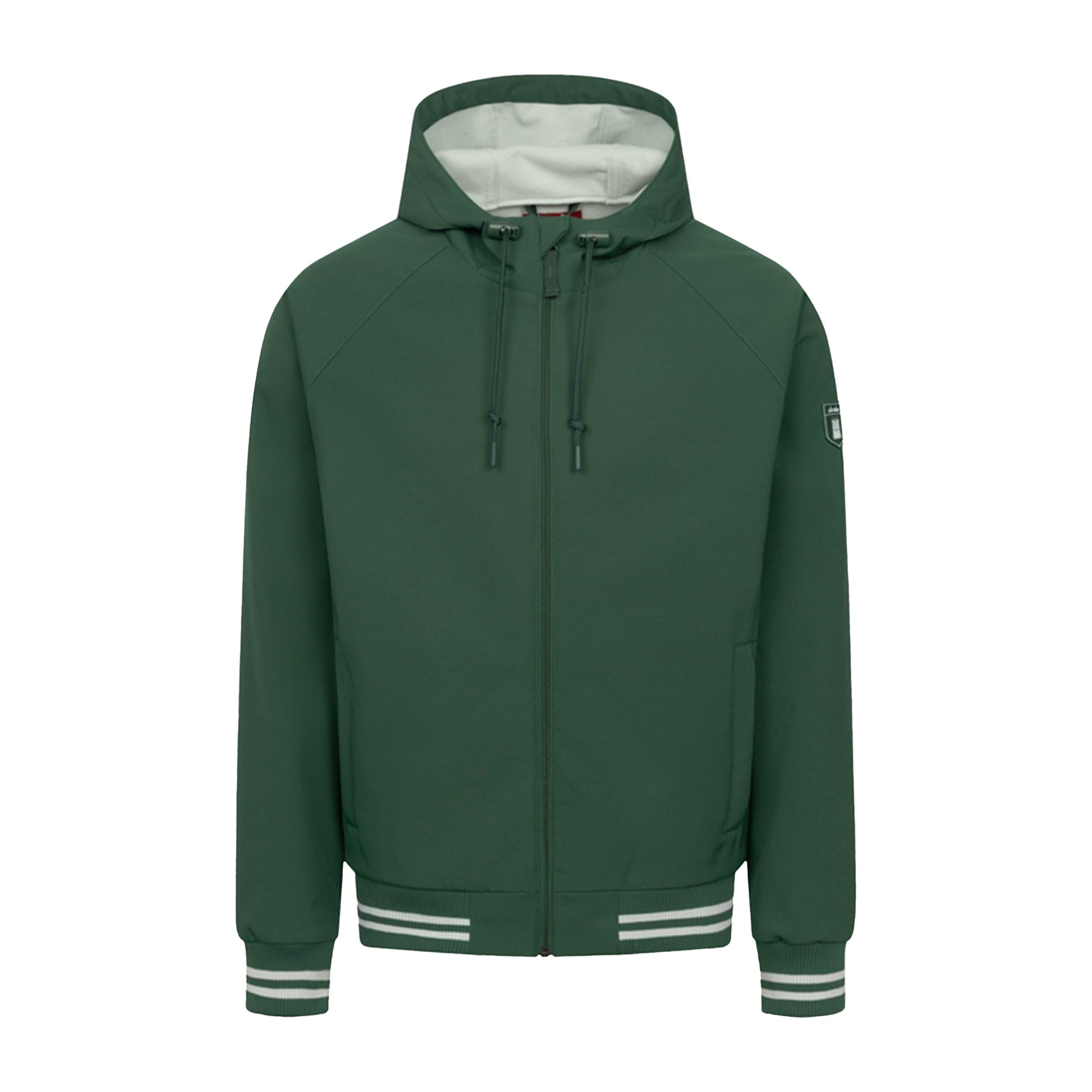 Derbe Herren Jacke Softshell Helgoby – eden/pale aqua