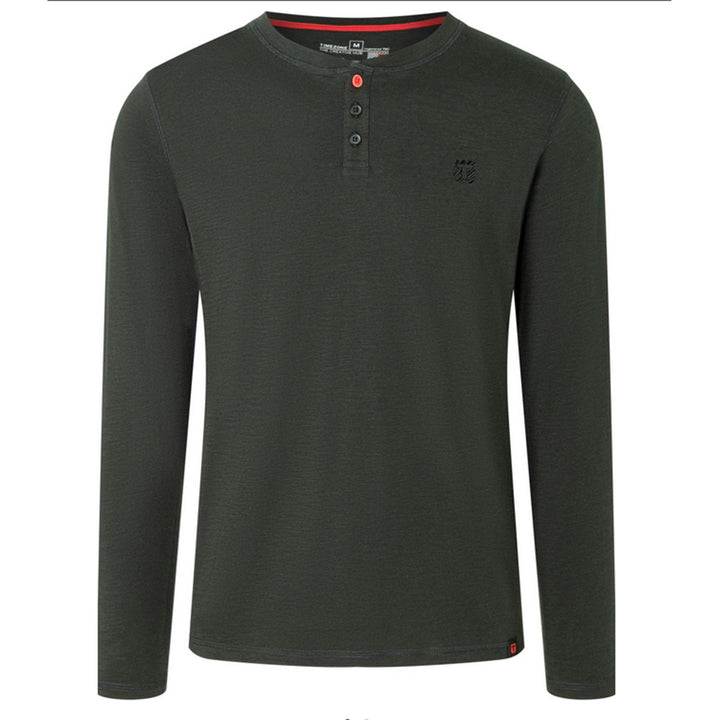 Timezone Herren Longsleeves Ribbed Henley