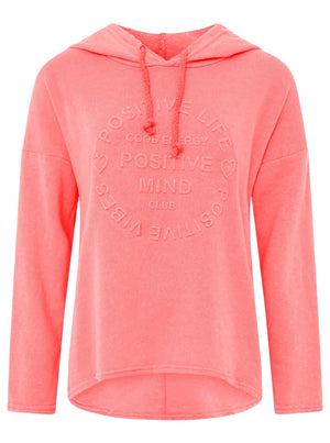 Zwillingsherz Damen Sweatshirt Hoodie BW "Positive Mind"