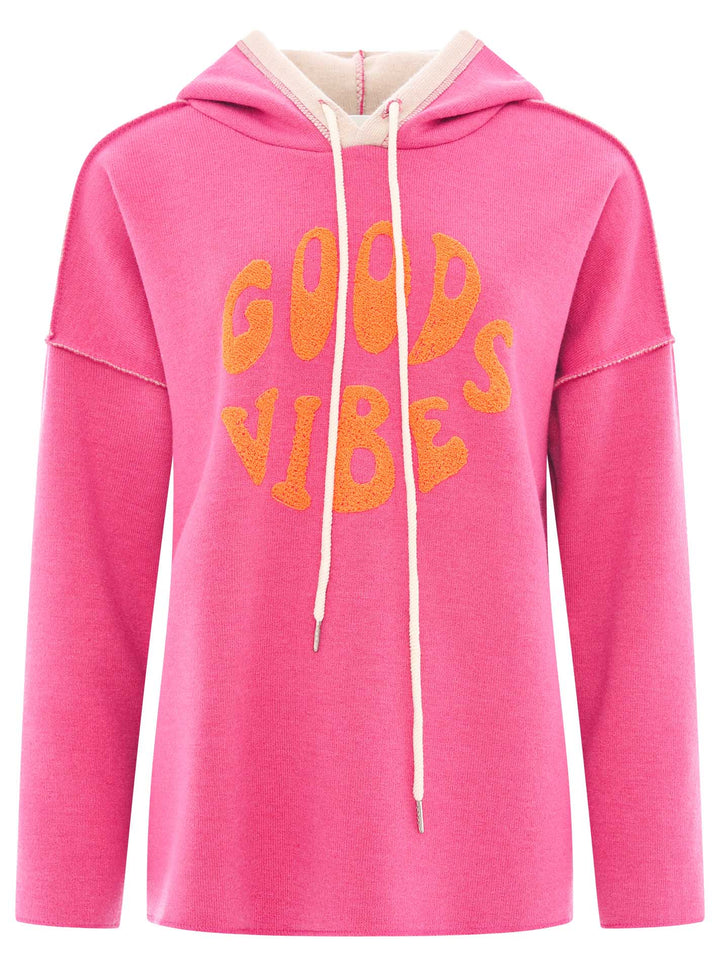 Zwillingsherz Damen Hoodie Doubleface "Good Vibes"