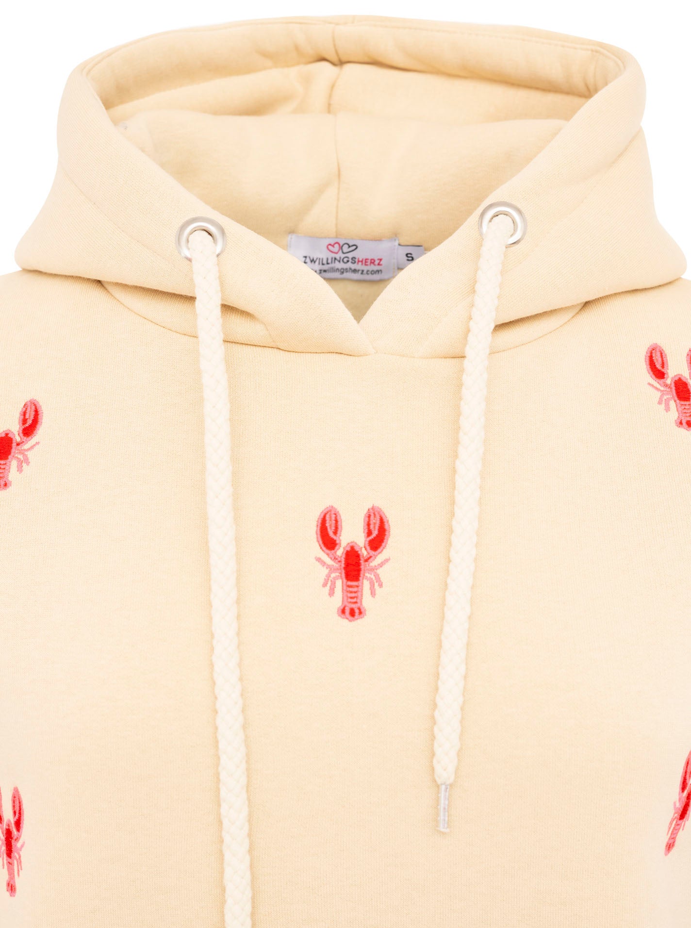 Zwillingsherz Damen Hoodie "Hummer all over"