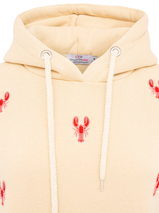 Zwillingsherz Damen Hoodie "Hummer all over"
