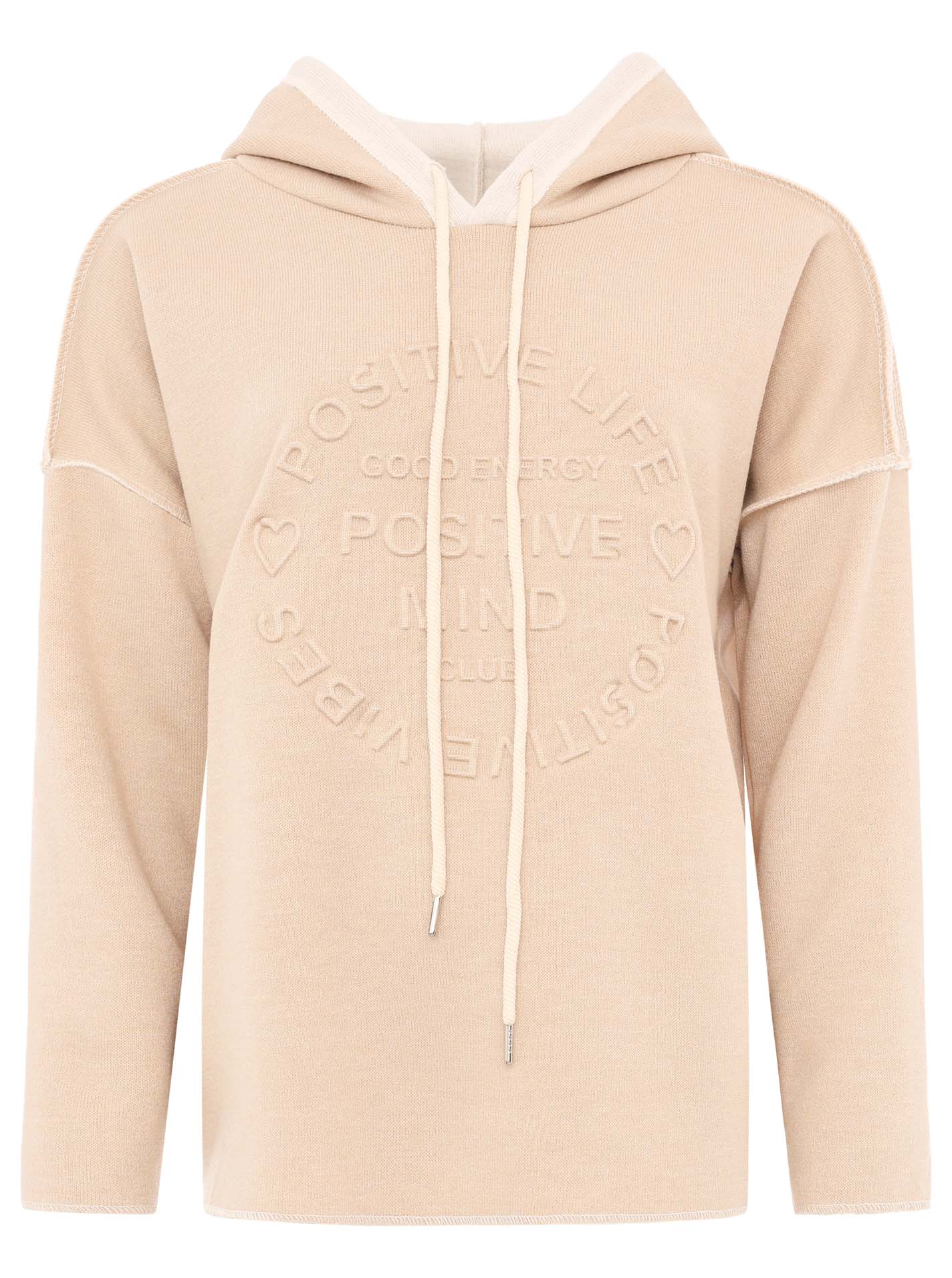 Zwillingsherz Damen Double Face Hoodie "Positive Mind"