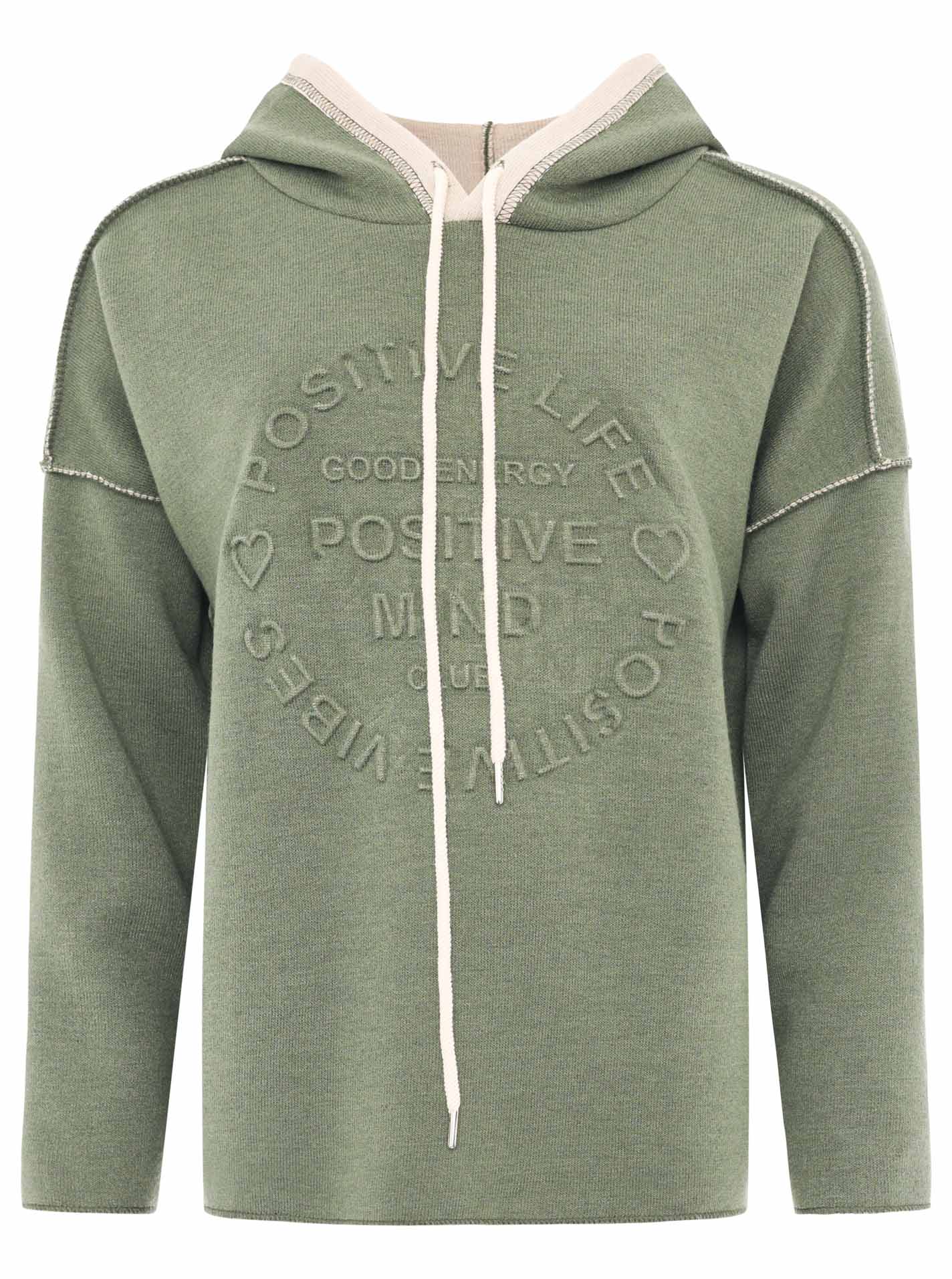 Zwillingsherz Damen Double Face Hoodie "Positive Mind"