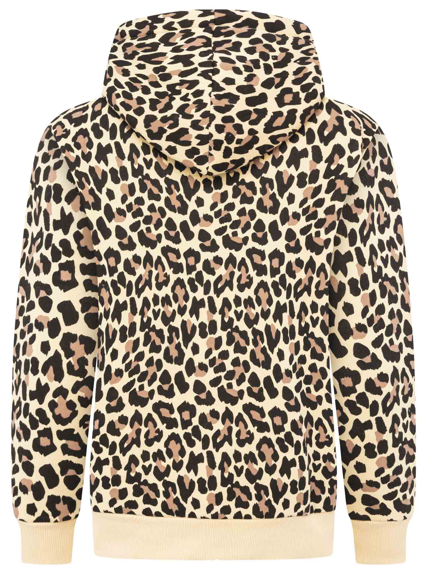 Zwillingsherz Damen Kapuzensweatjacke "Leo AOP"