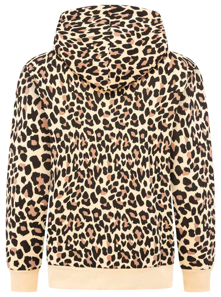 Zwillingsherz Damen Kapuzensweatjacke "Leo AOP"