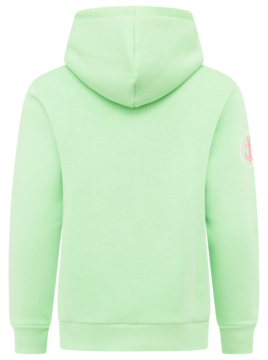 Zwillingsherz Damen Kapuzensweatjacke "Moin Moin"