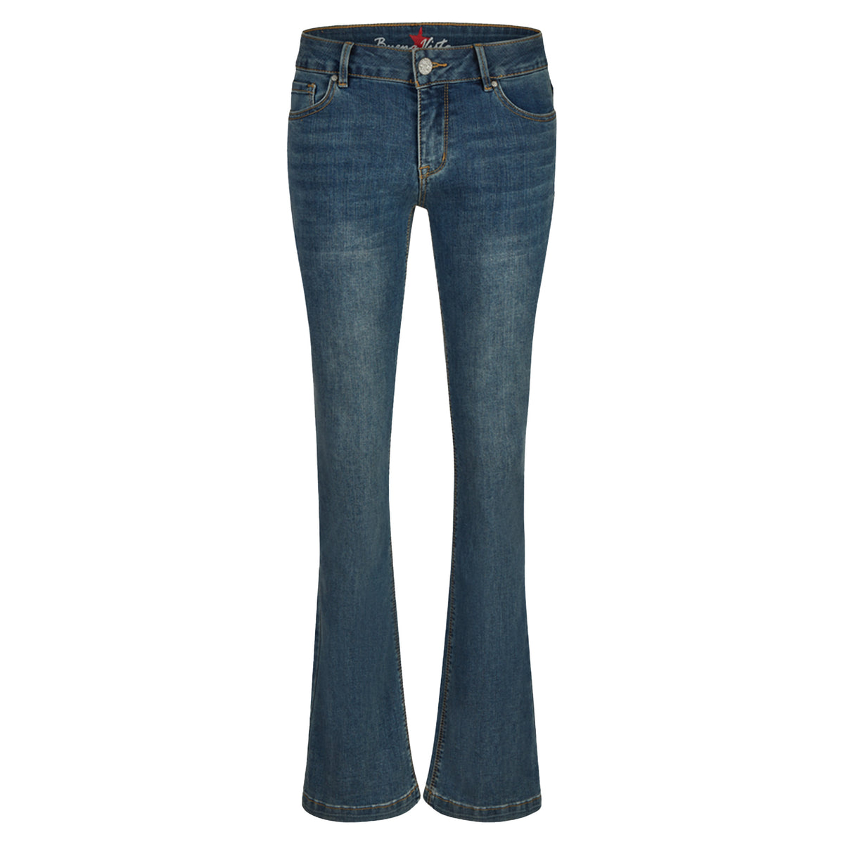 Buena Vista Damen Jeans Italy K Bootcut stretch denim
