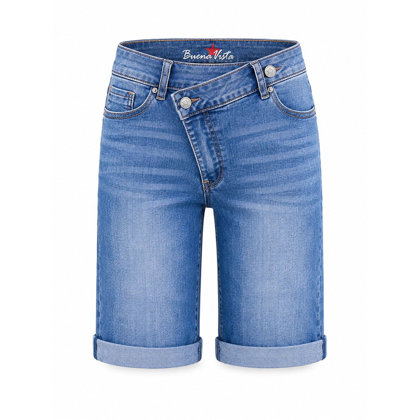 Buena Vista Damen Short Italy-Short CC stretch denim