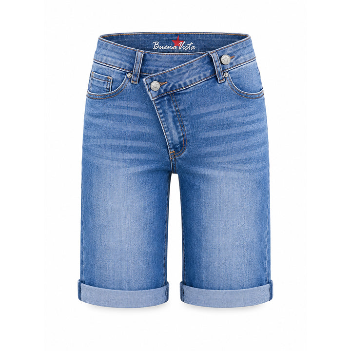 Buena Vista Damen Short Italy-Short CC stretch denim