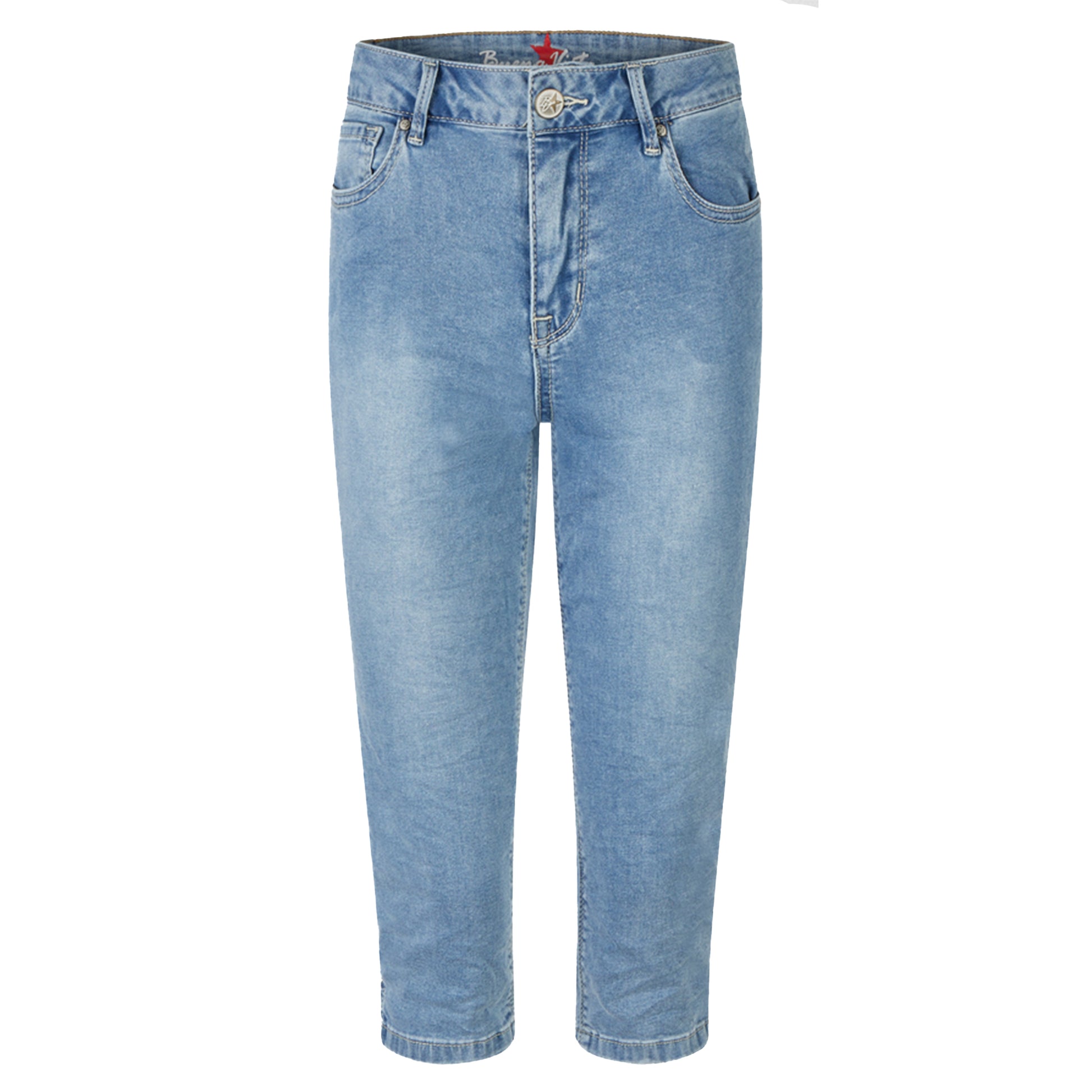 Buena Vista Damen Jeans Italy Capri cozy denim