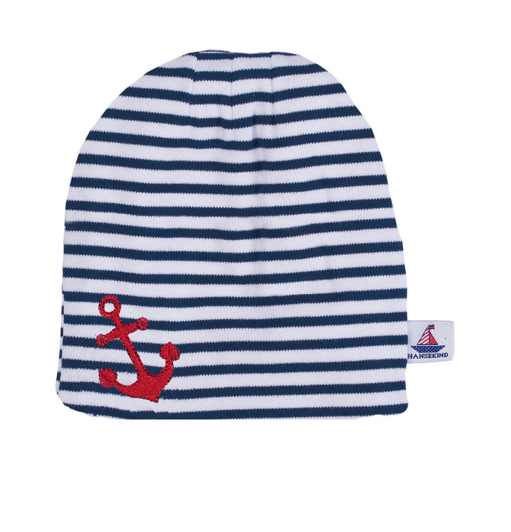 Hansekind Accessoires Beanie mit Anker-Applikation