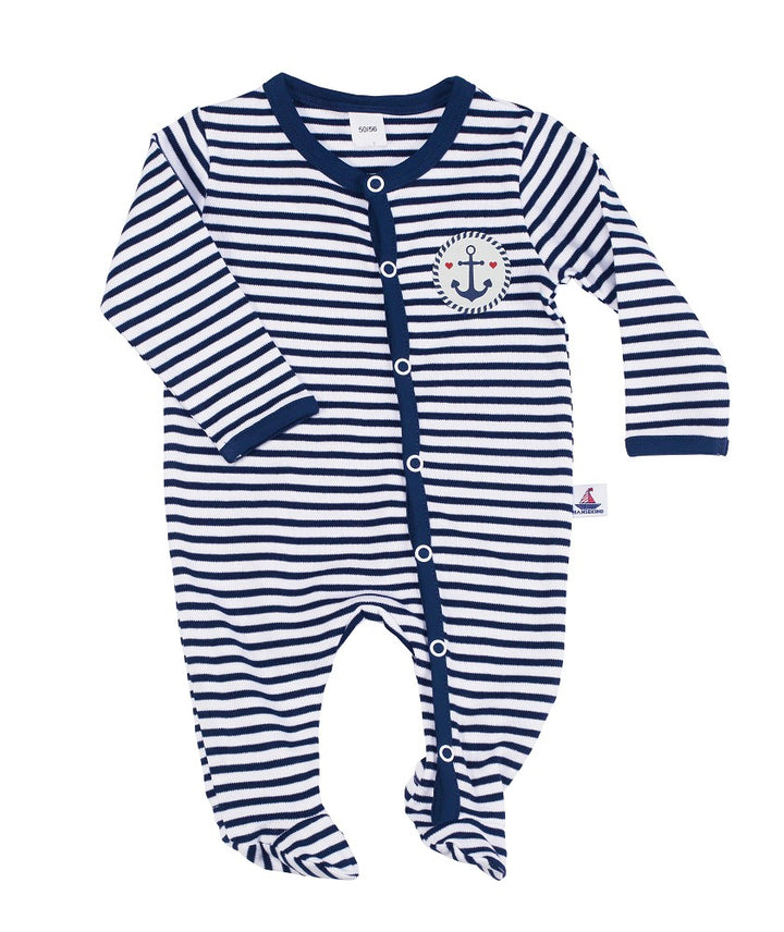 Hansekind Baby Unisex Babystrampler mit Anker