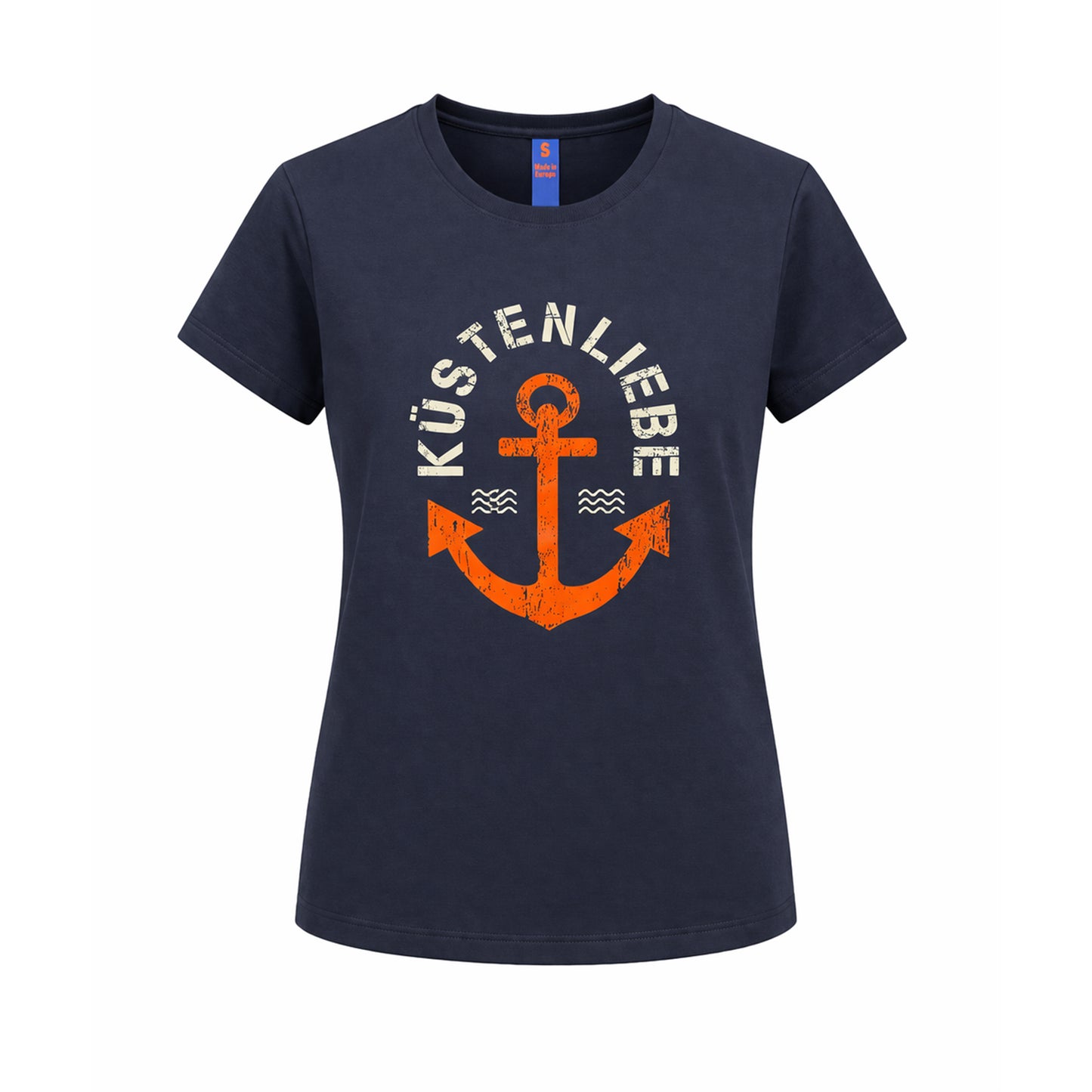 Salzhaut Herren T-Shirt Diek Küstenliebe Anker
