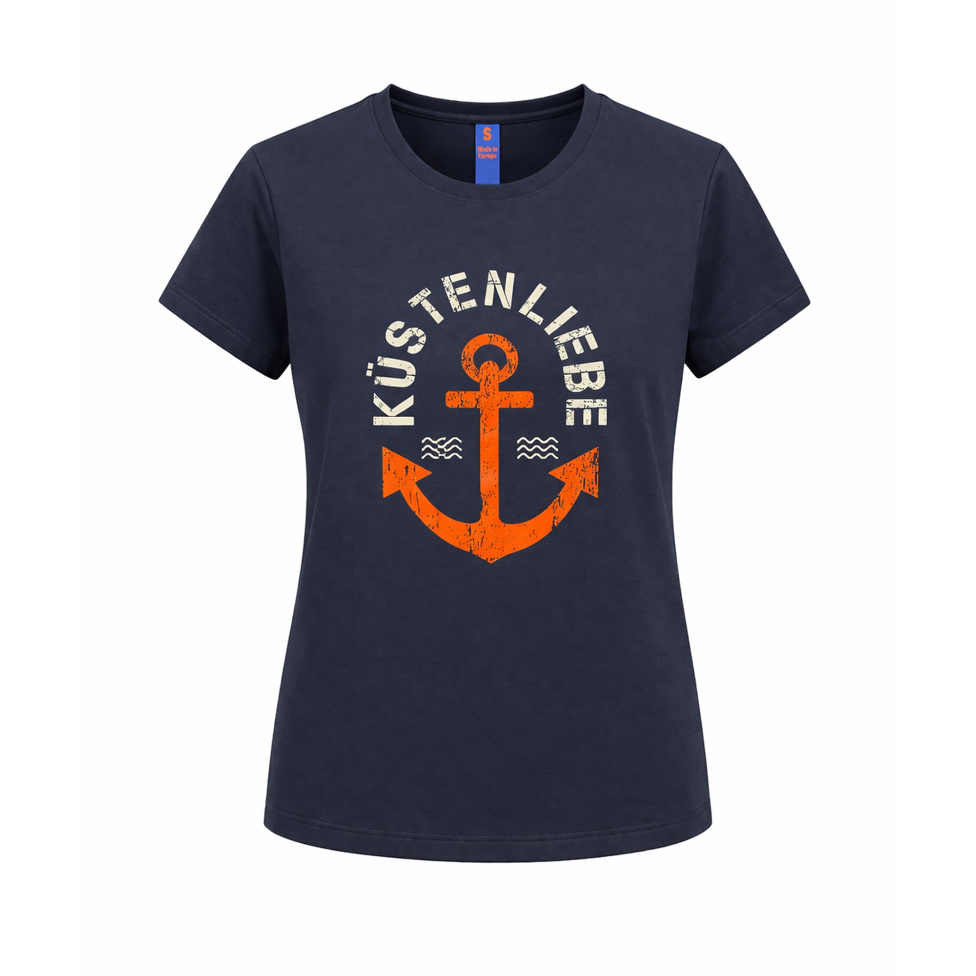 Salzhaut Herren T-Shirt Diek Küstenliebe Anker