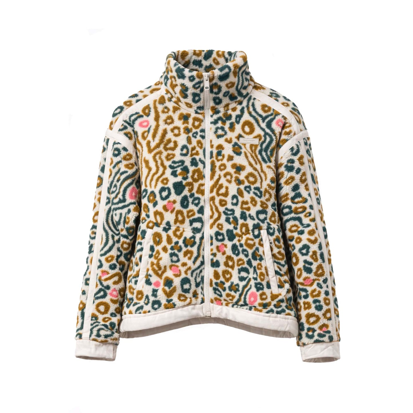 Ragwear Damen Fleecejacke Larysa Print – ecru