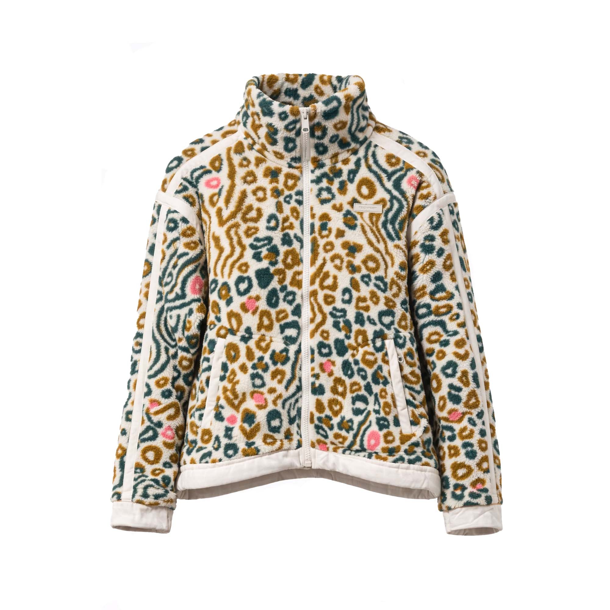 Ragwear Damen Fleecejacke Larysa Print – ecru