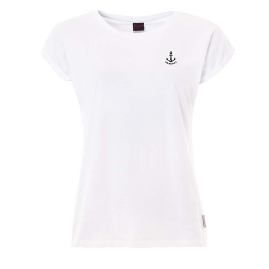Kleinigkeit Damen T-Shirt Normalfit Lieblingsplatz – white
