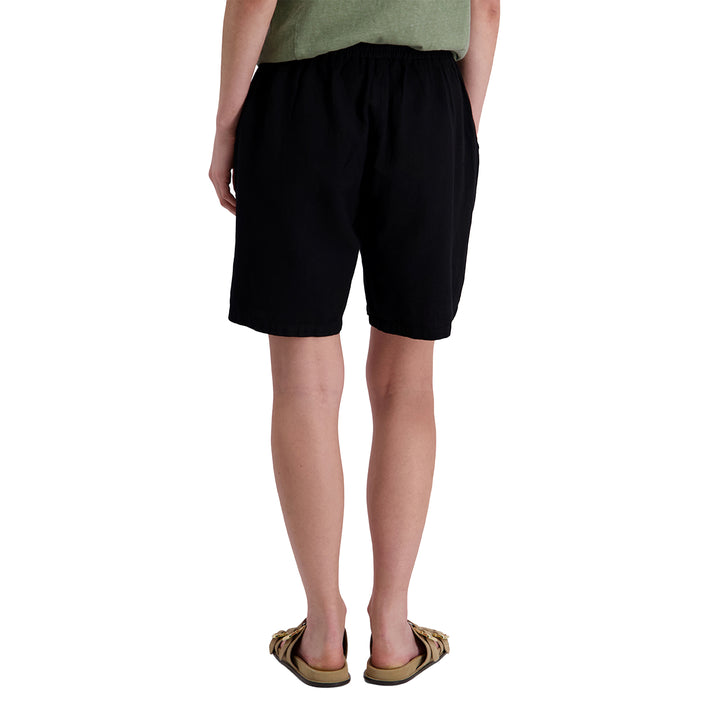 Timezone Damen Short Linon – washed black