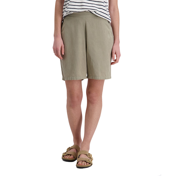 Timezone Damen Short Linon Short – kalamata green