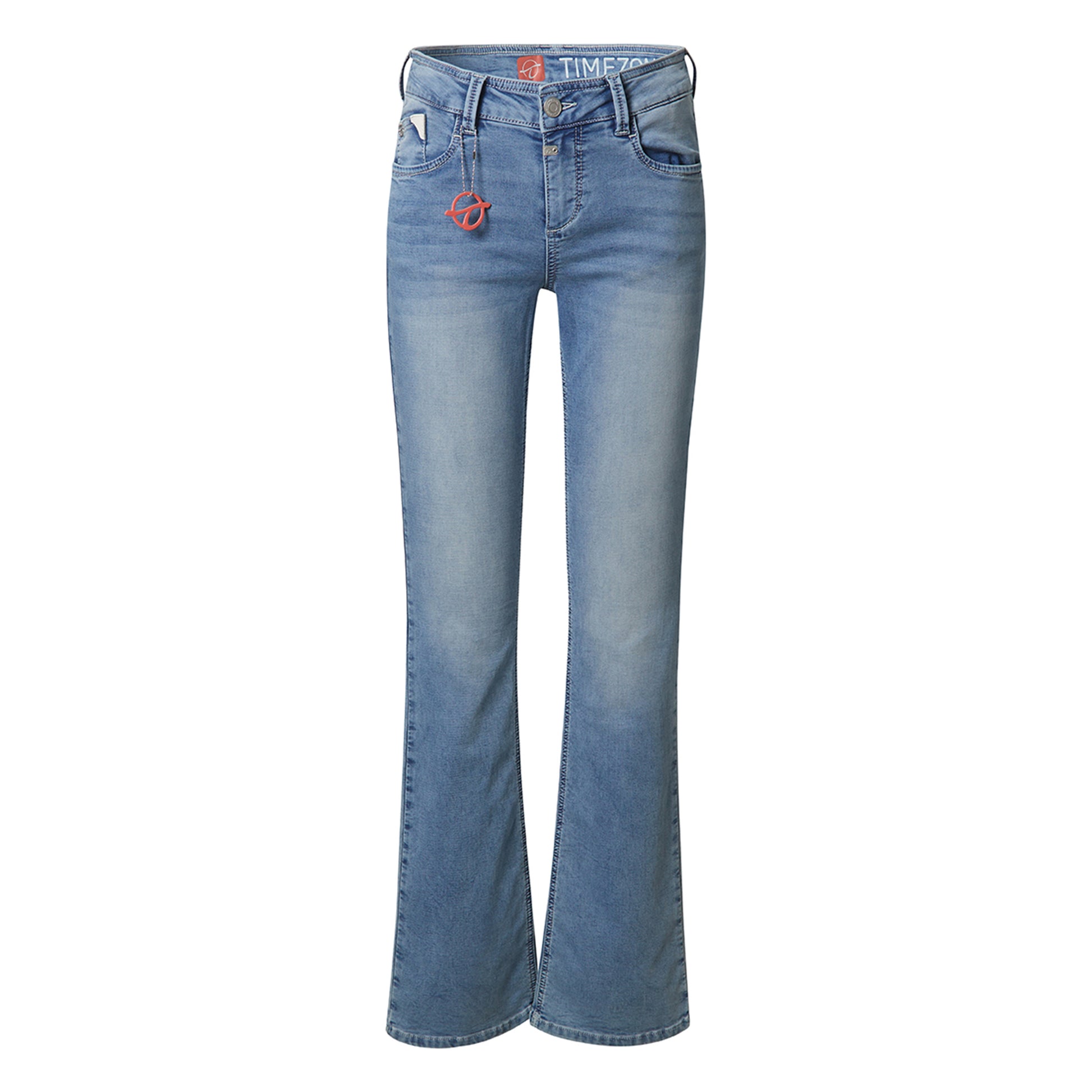 Timezone Damen Jeans LisaTZ – bleach blue wash