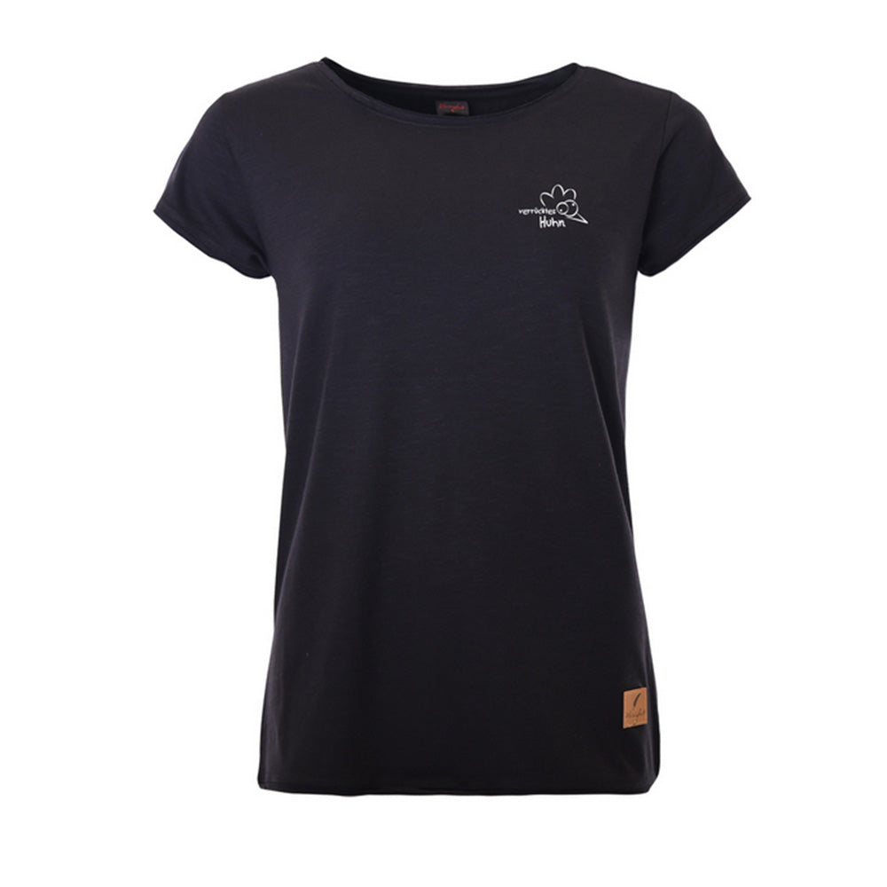 Kleinigkeit Damen T-Shirt Loosefit Shört Verrücktes Huhn