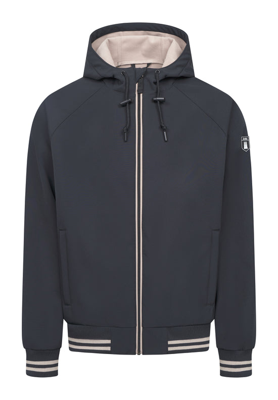 Derbe  Herren Softshelljacke Helgoby -  black/cobblestone