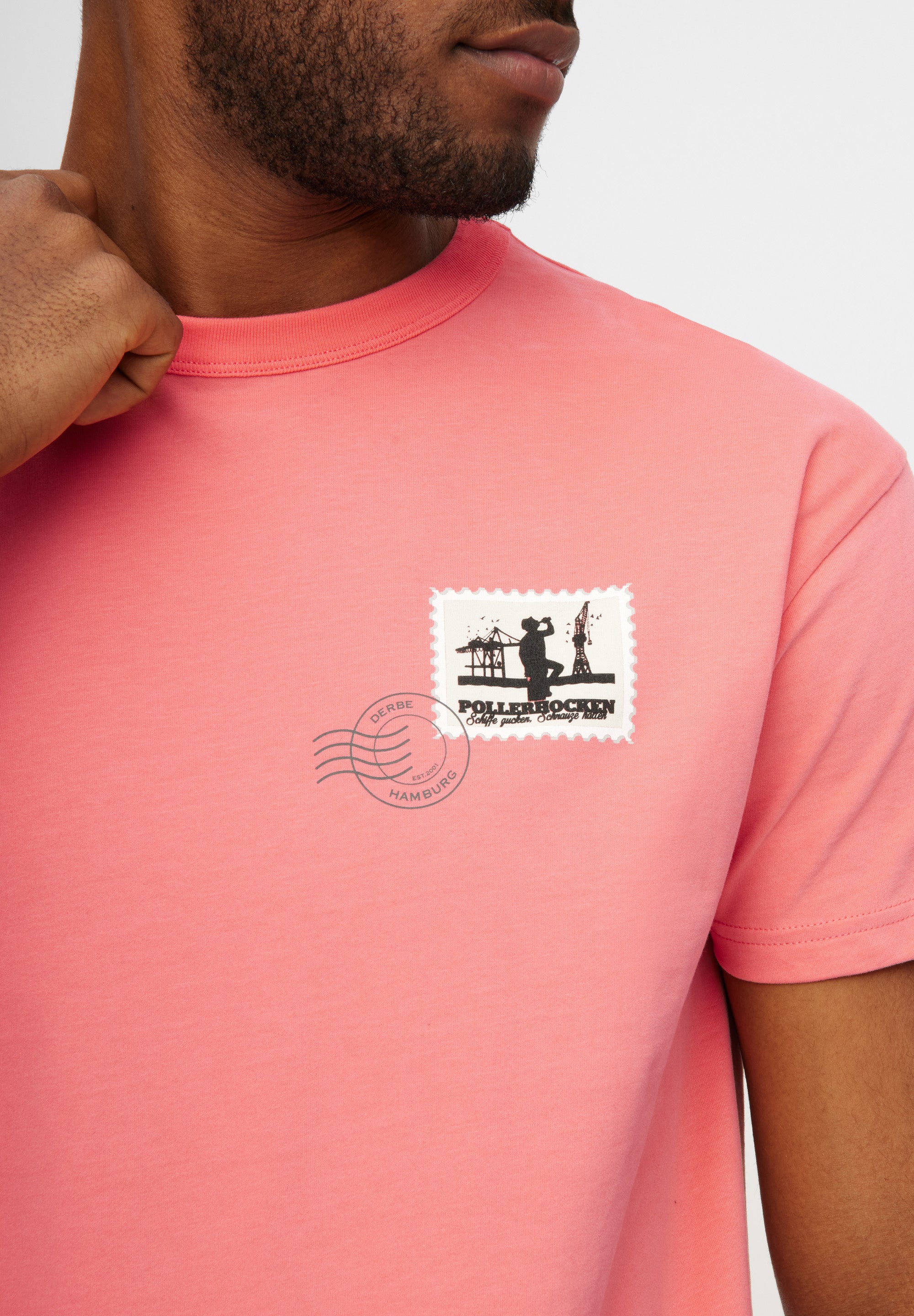 Derbe Herren T-Shirt Pollerhocken Post