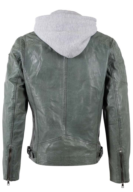 Mauritius Herren Lederjacke MMRylo – frostgrün