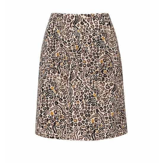 Ragwear Damen Rock Mab Print – brown