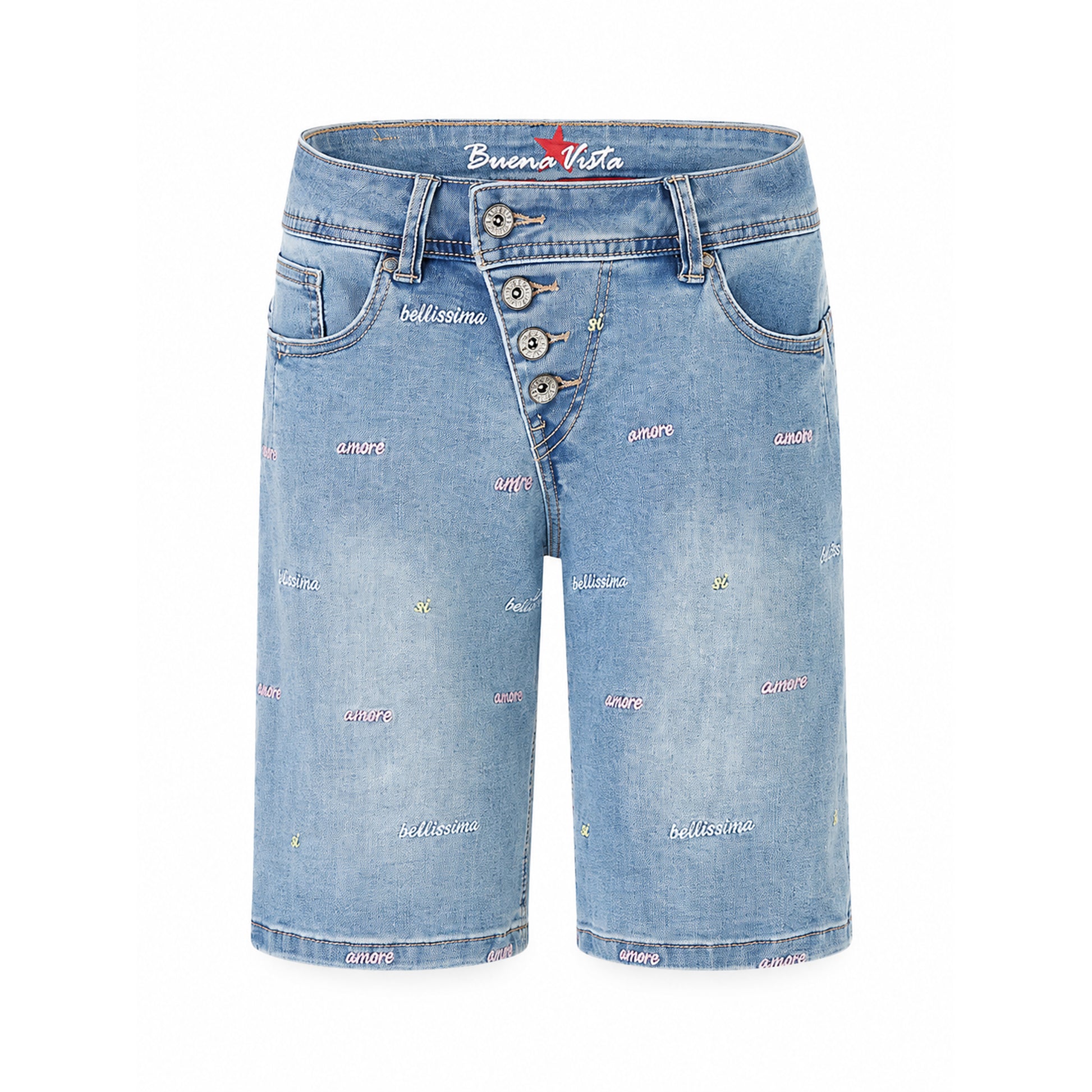 Buena Vista Damen Short Malibu-Short denim stretch
