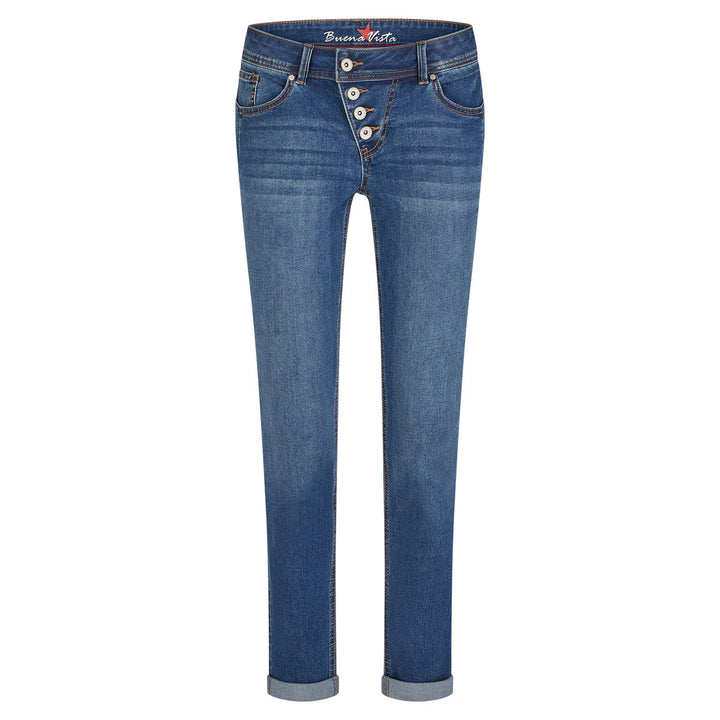 Buena Vista Damen Jeans Malibu Stretch Denim mid stone