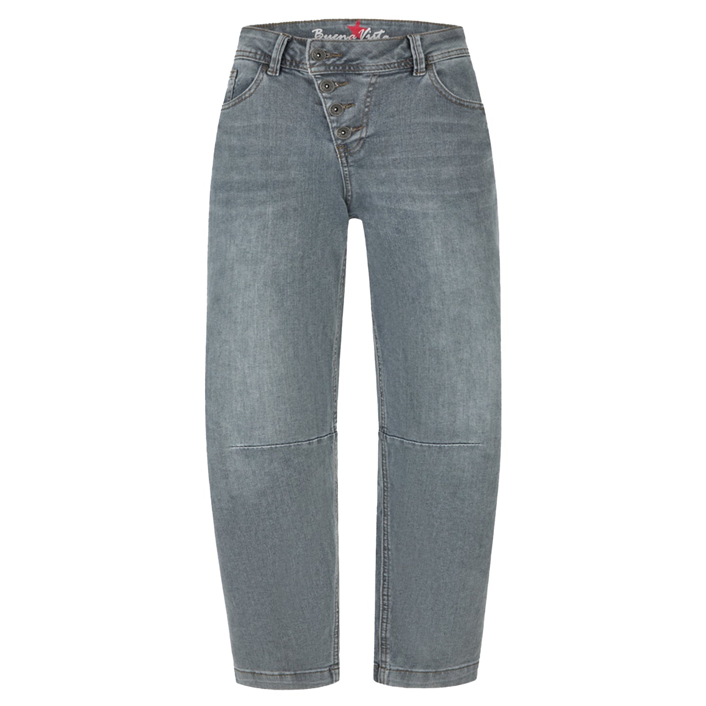 Buena Vista Damen Jeans Relaxed Malibu – light anthra
