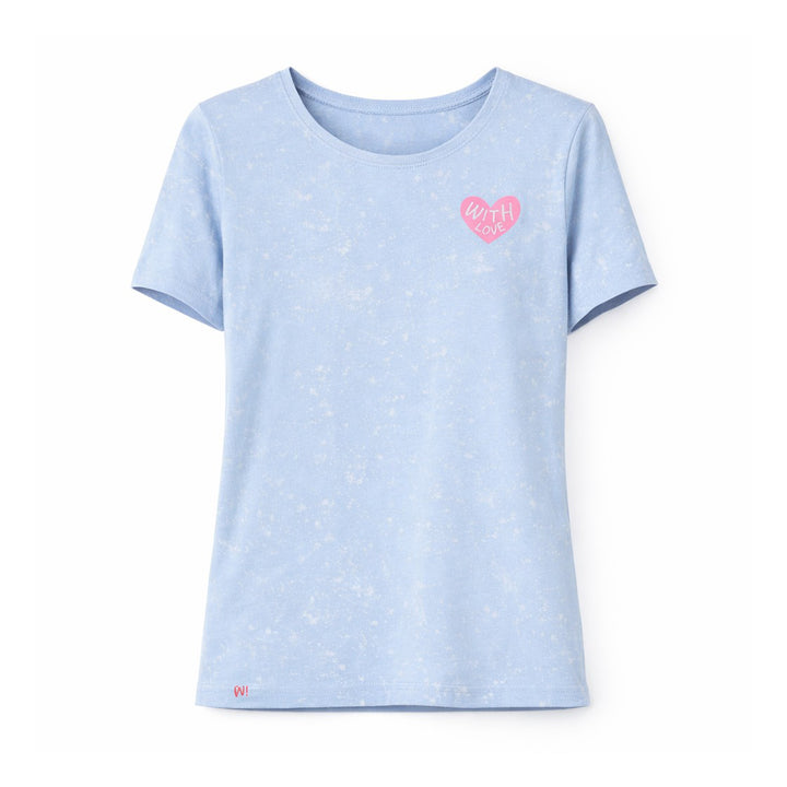 Ragwear Damen T-Shirt Mintta Print  – arctic blue