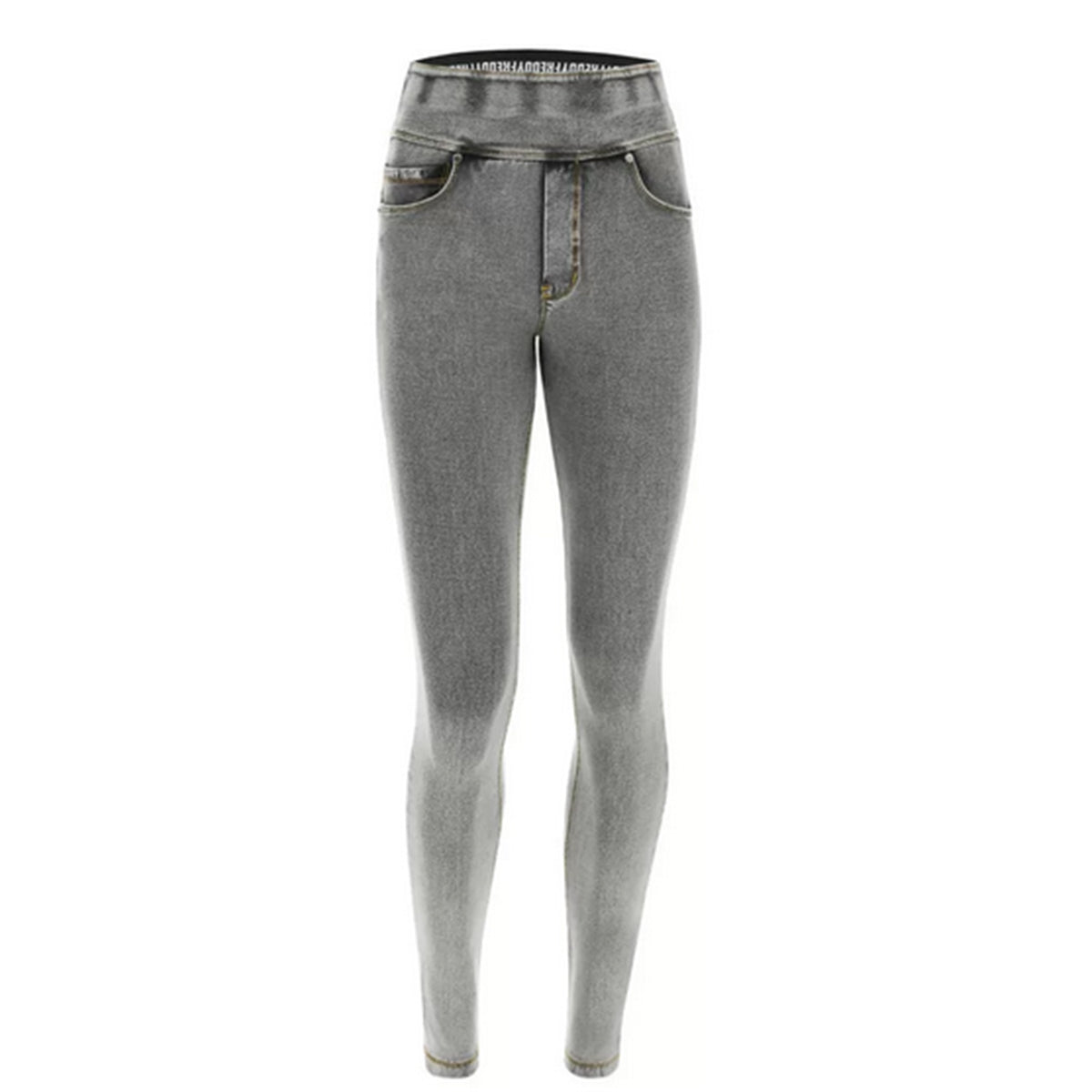 Freddywear Damen Hose N.O.W.® Yoga - washed grey Denim