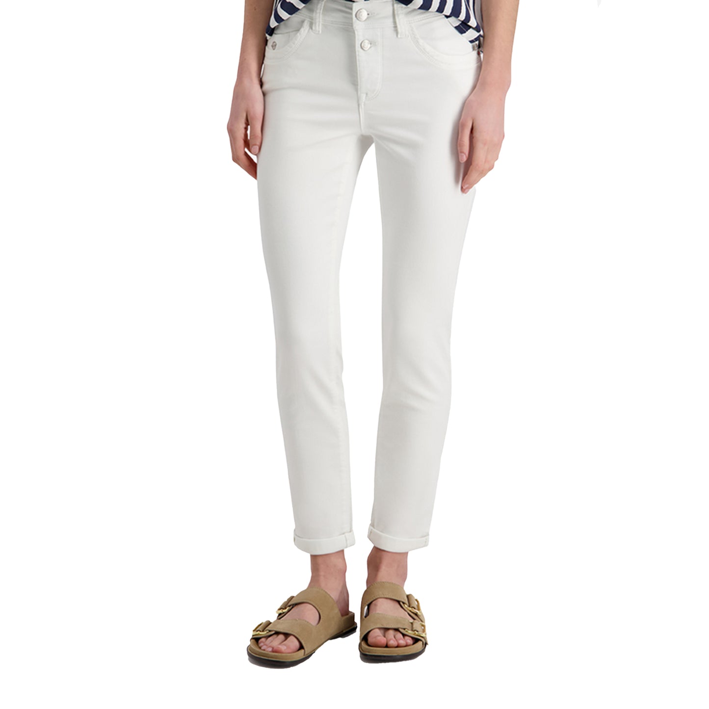 Timezone Damen Hose NaliTZ 7/8 – pure white