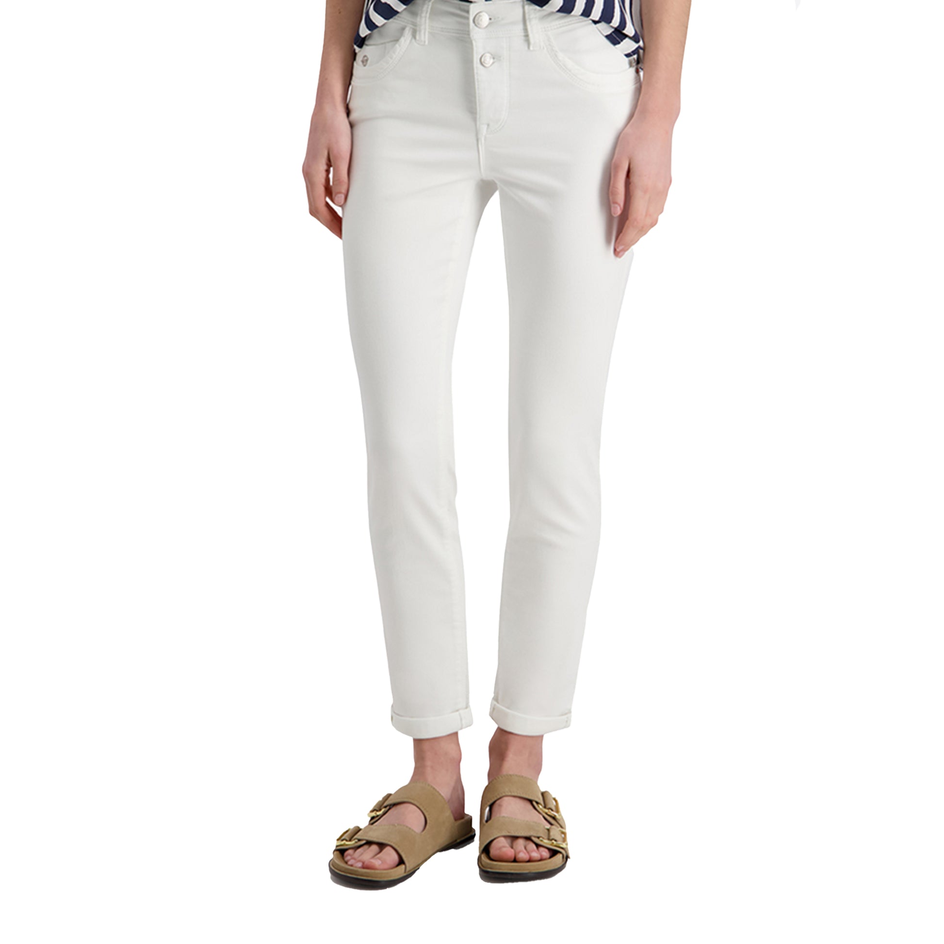 Timezone Damen Hose NaliTZ 7/8 – pure white