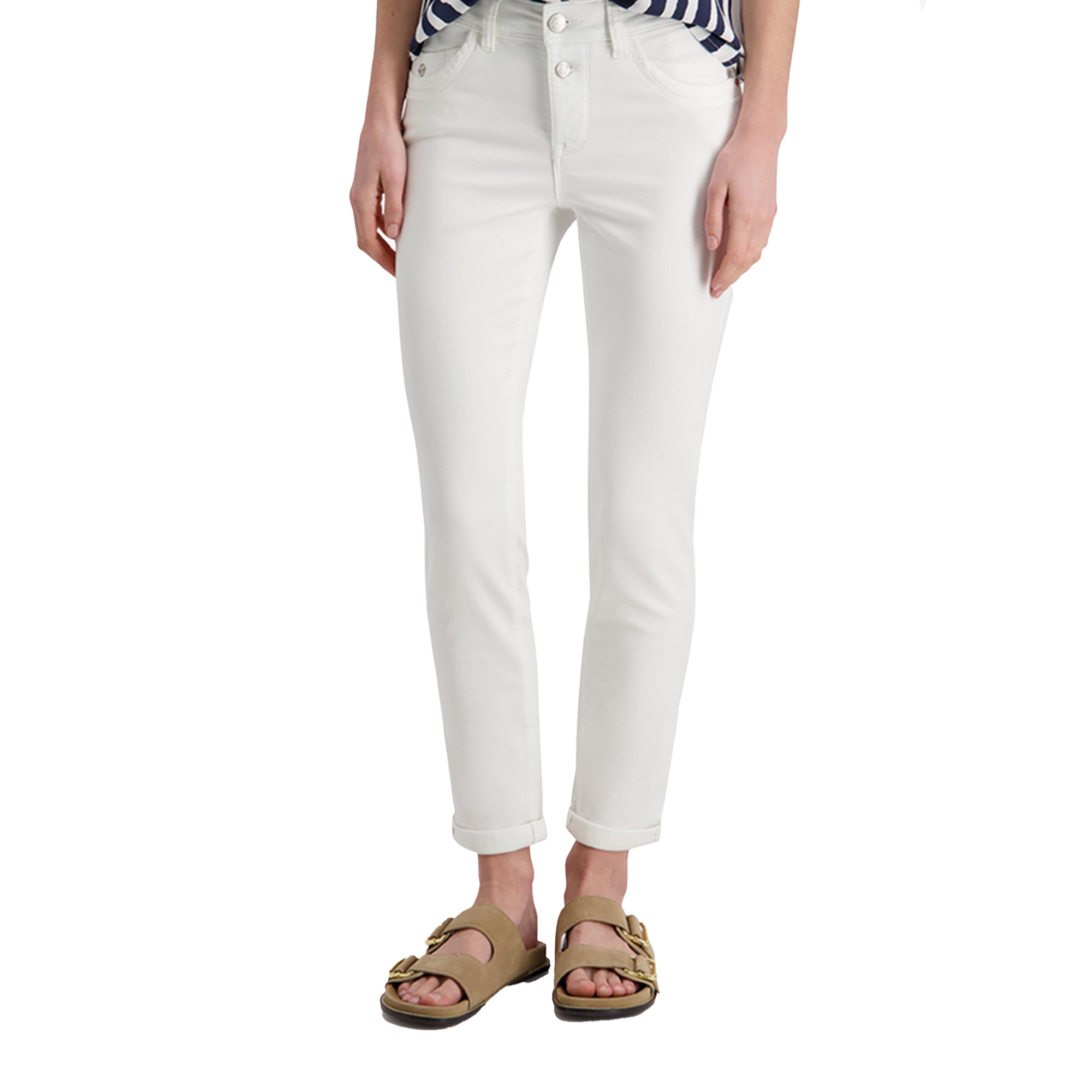 Timezone Damen Hose NaliTZ 7/8 – pure white