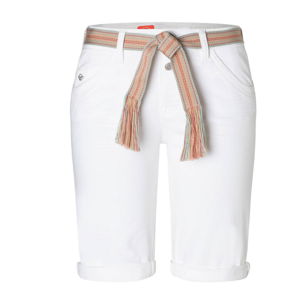 Timezone Damen Shorts Slim NaliTZ Short pure white