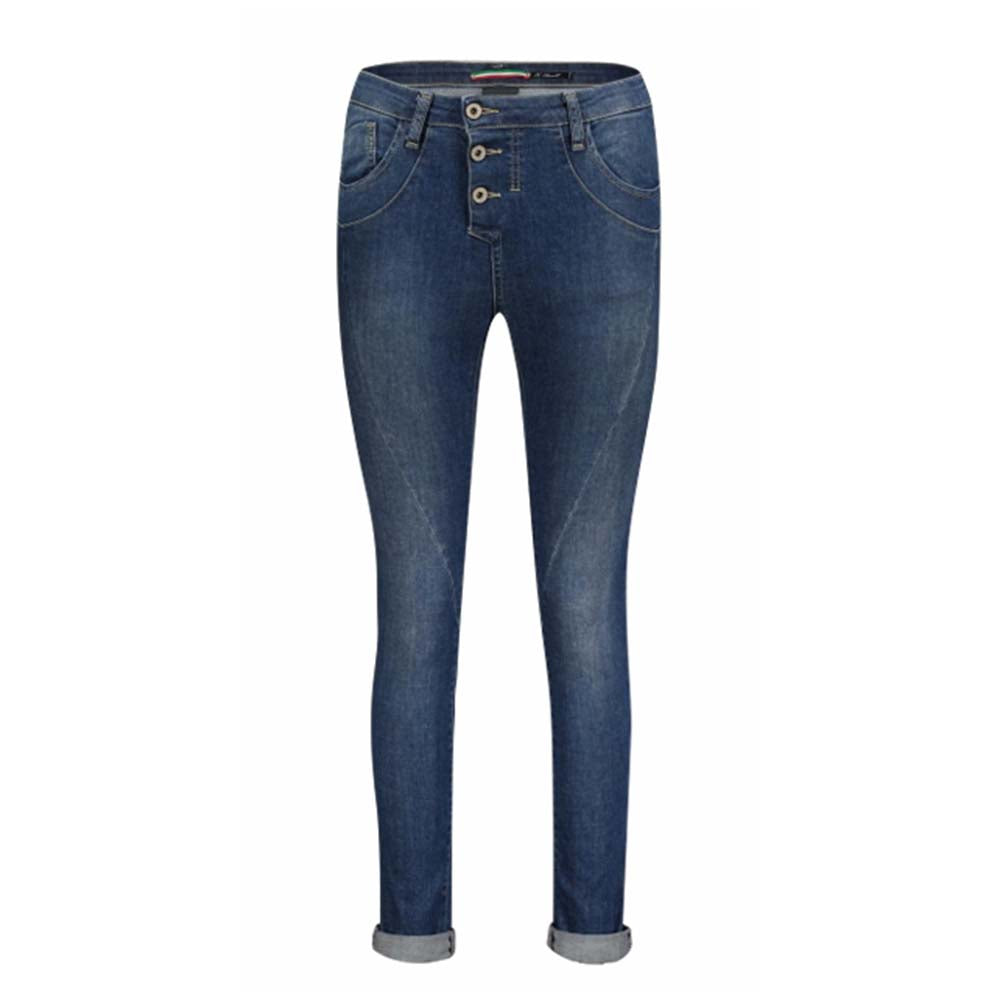 Please Damen Jeans Boyfriend P78A_BQ2DQ5 - blu denim