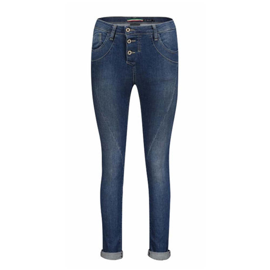 Please Damen Jeans Boyfriend P78A_BQ2DQ5 - blu denim