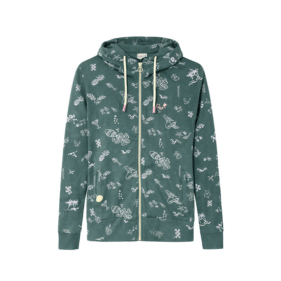 Ragwear Damen Sweatjacke Paya Print