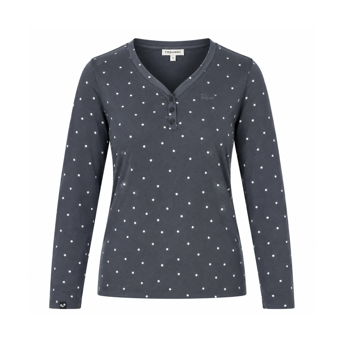 Ragwear Damen Langarmshirt Pinkki Dots