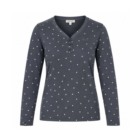 Ragwear Damen Langarmshirt Pinkki Dots