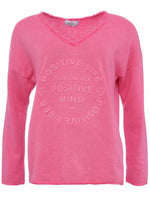 Zwillingsherz Damen Sweatshirt BW "Positive Mind"