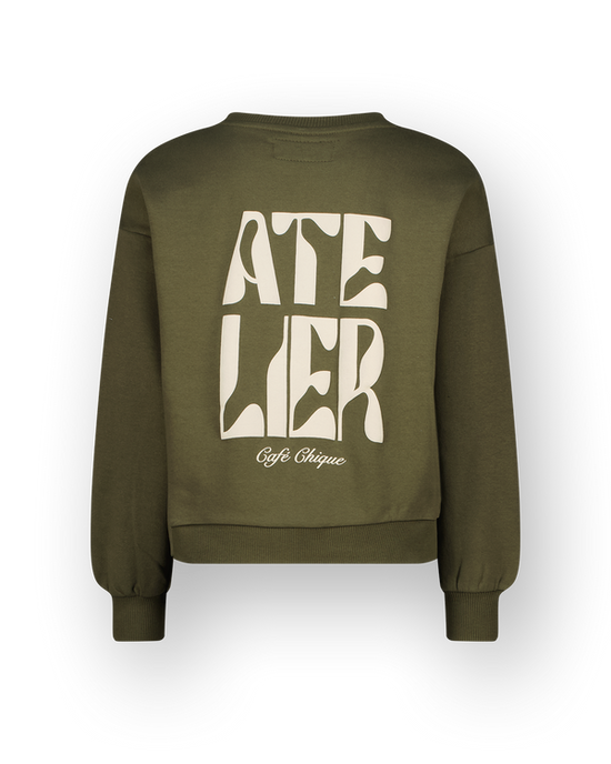 Raizzed Mädchen Sweater – dark moss