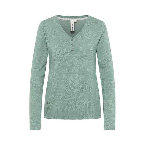 ragwear Damen Langarmshirt Pinkki Print