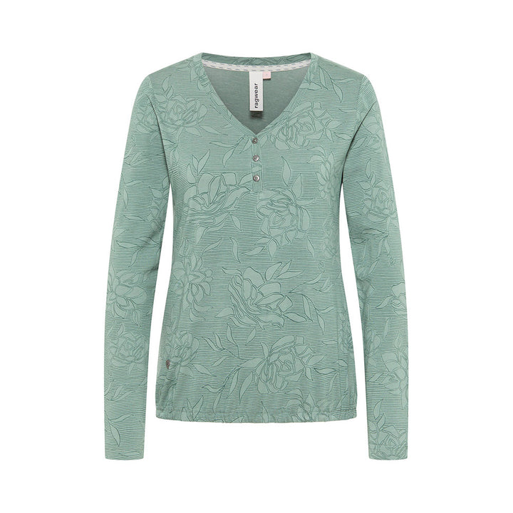 ragwear Damen Langarmshirt Pinkki Print