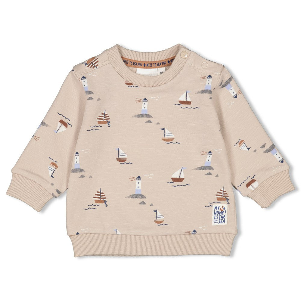 Feetje Baby Boys Sweater AOP Let's Sail 51602294