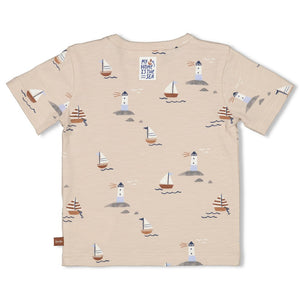 Feetje Baby Boys T-Shirt AOP Let's Sail 51700837